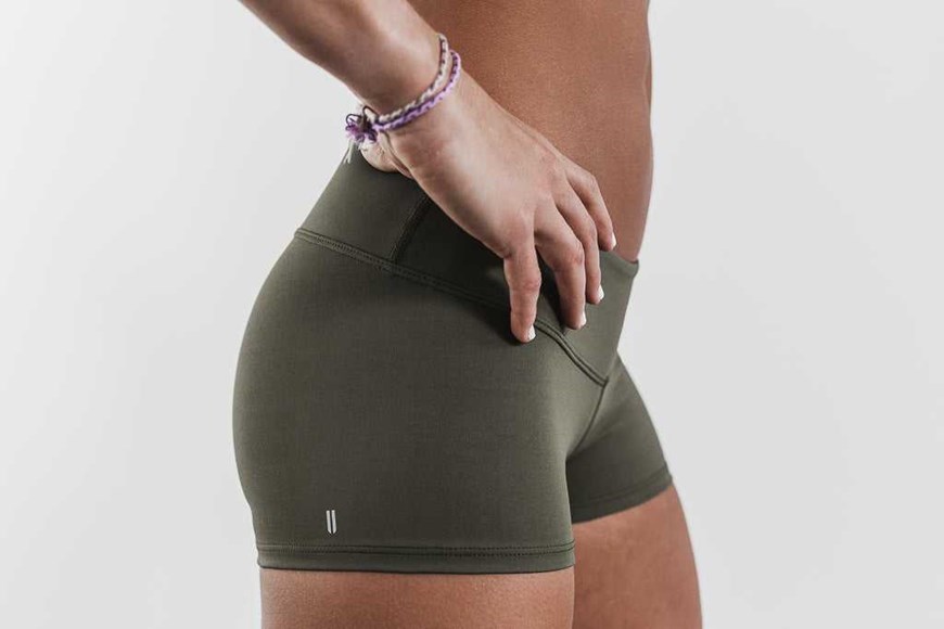 Nobull Short 2 inches Bottoms Army Green | 2461-ORTGB