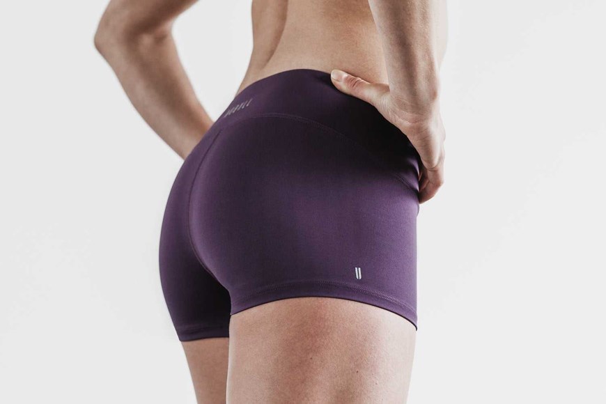 Nobull Short 2 inches Bottoms Plum | 9521-HPKYF