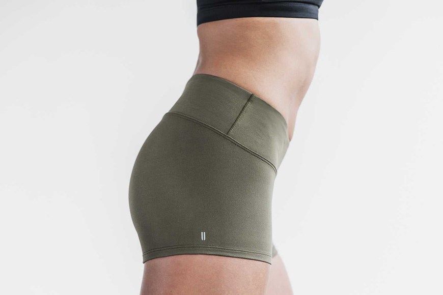 Nobull Short 2 inches (Matte) Bottoms Army Green Matte | 4830-JEHZY