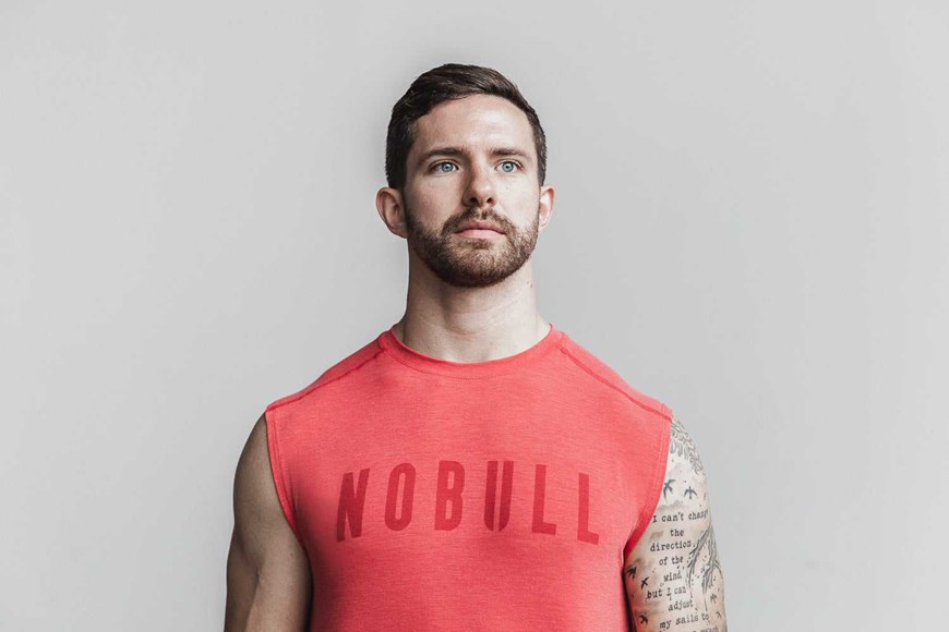 Nobull Sleeveless Tee (Bright Colors) Tanks & Tees Red Alert | 6105-YZVRO