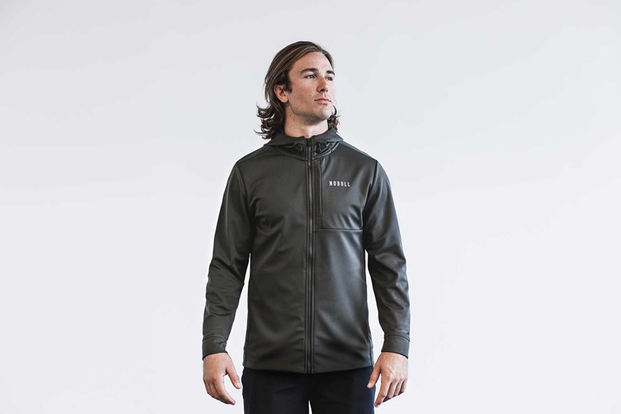 Nobull Softshell Jacket Outerwear Graphite | 4215-ZLDOX