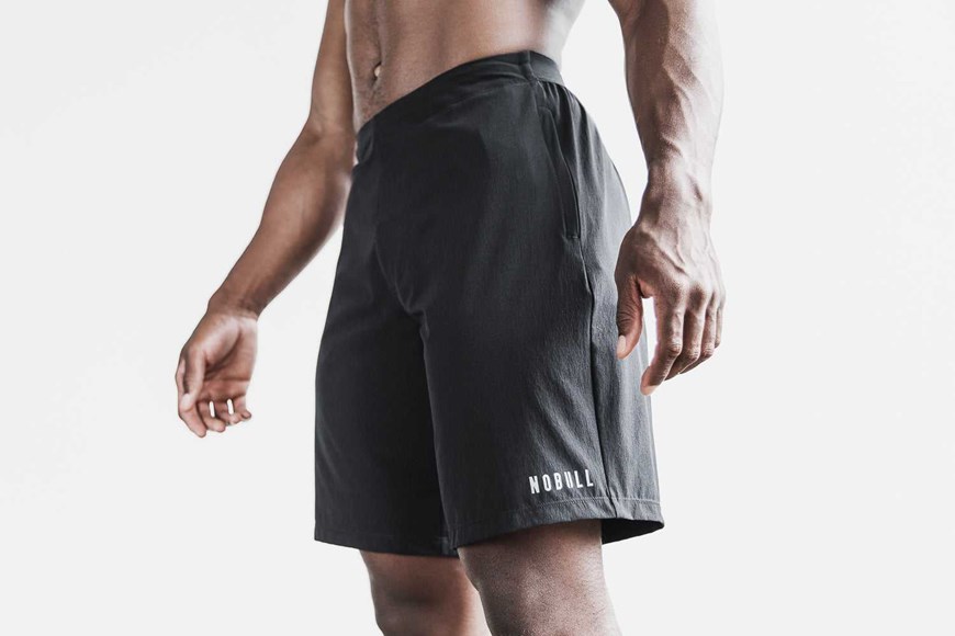 Nobull Stretch Woven Short 9 inches Bottoms Black | 6278-EQSTI